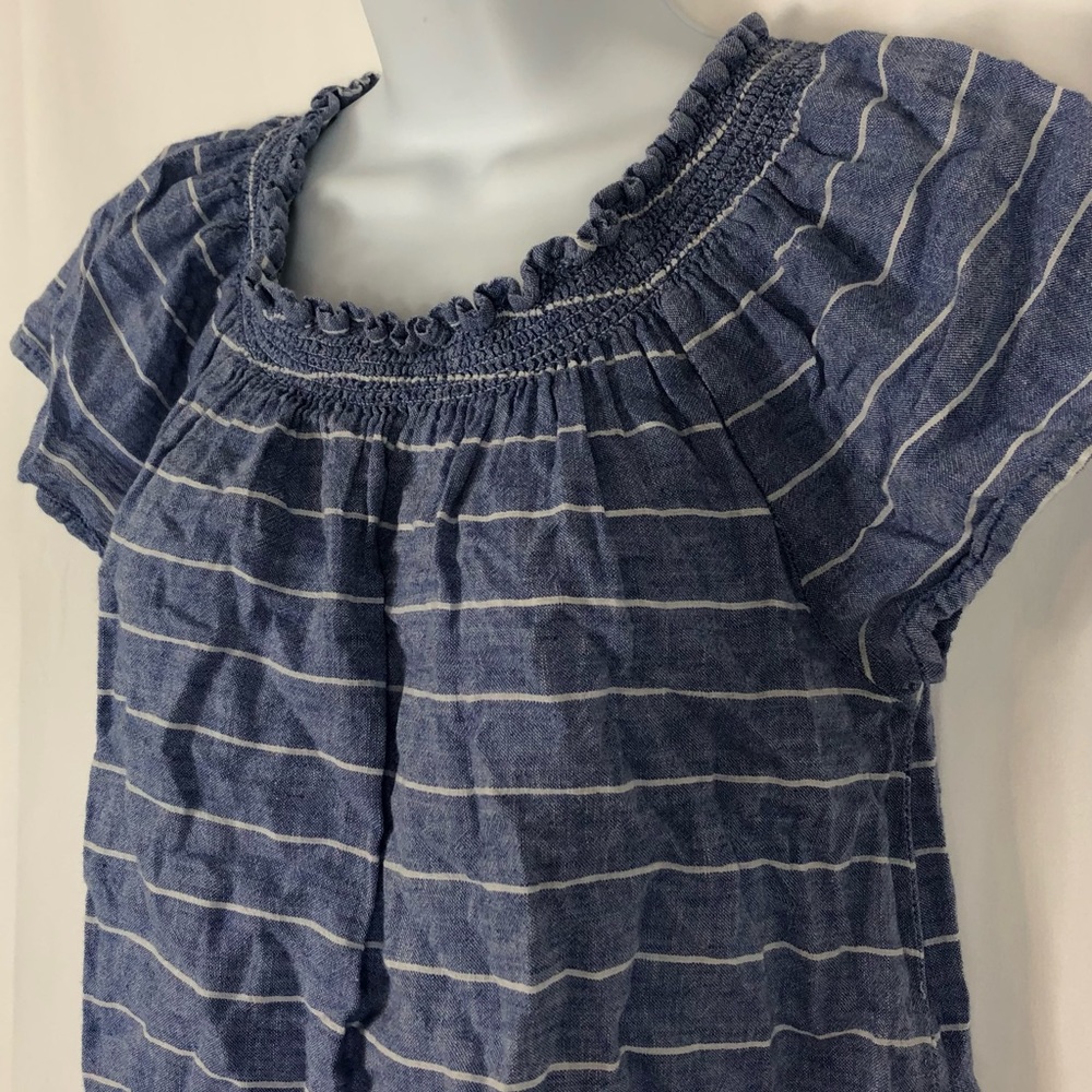 BeachLunchLounge Line/Cotton short sleeve top S - Picture 2 of 14